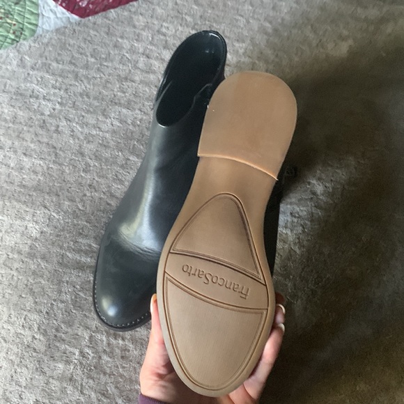 NWOT Franco Sarto black leather booties Women’s 6 - Picture 3 of 4